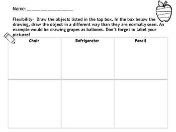 Preview of Flexibility Activity (Critical Thinking) NO PREP!