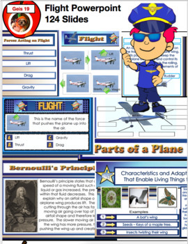Preview of Flight Powerpoint Presentation 124 Slides Science Education (Airplanes)
