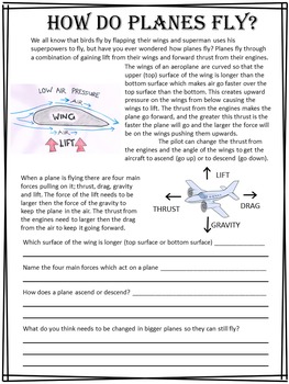 Science Max Worksheets Flight