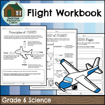Preview of Flight Workbook (Grade 6 Ontario Science)