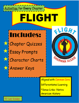 Preview of Flight by Sherman Alexie- Activities and Quizzes