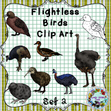 Flightless Birds Clip Art 2