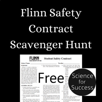 Preview of Flinn Safety Contract Scavenger Hunt