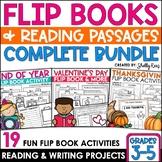 Flip Book Bundle for the Year | Reading Passages and Writi