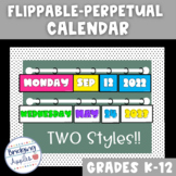 Flip Calendar | Bright Colors | Two Versions