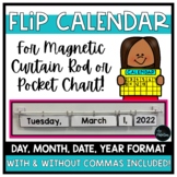 Flip Calendar Cards | With and Without Commas!