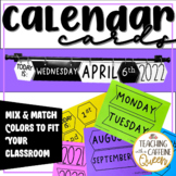 Flip Calendar Cards for Hanging Calendar