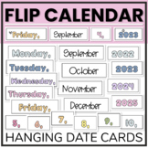 Flip Calendar Cards for Magnetic Curtain Rod Flip Calendar