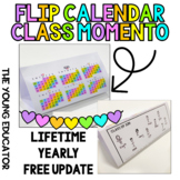 Flip Calendar Class Momento Keepsake *Start of year/End of