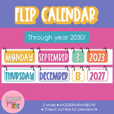Flip Calendar | Hanging Calendar | Calendar Set | MODERN R