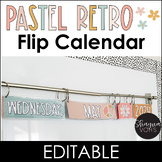 Flip Calendar - Pastel Retro