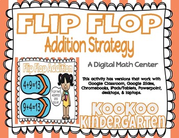Preview of Flip Flop (Commutative) Addition Strategy-A Math Center for Google Classroom