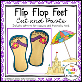 Flip Flop Feet Craft Summer Beach Day Bulletin Board Kinde