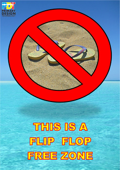 Preview of Flip Flop Free Zone poster