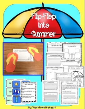 Preview of Flip Flop Into Summer ( A summer craftivity!)