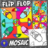 Flip Flop Mosaic Art Project | Summer Collaborative - Radi