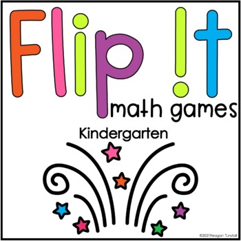 Preview of Flip It Math Games Kindergarten