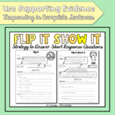 Flip It Show It: Strategy to Answer Short Response Questions