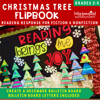 Christmas Tree Reading Response Flipbook: Fiction and Nonfiction