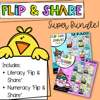Preview of Flip & Share Literacy AND Numeracy | The MEGA Bundle