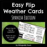 Flip Weather Calendar Cards - Spanish Edition