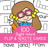 Sight Word Practice - Flip and Write Activities