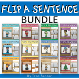 Silly Sentences Writing Bundle - Fun Monthly Themed Flip a