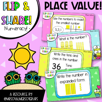 Preview of Flip and Share: Place Value! PowerPoint Slides | With Editable Features! |