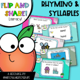 Flip and Share: Rhyming & Syllables! PowerPoint Slides | E