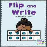 Flip and Write Numbers 0-10 With Ten Frames