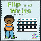 Flip and Write Numbers 11-20 With Ten Frames