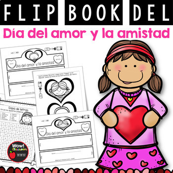 Preview of Flip book Día del amor y la amistad