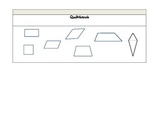 Flip chart for classification of quadrilaterals