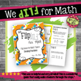 Flip for Math:  Step-By-Step Flip Book for Dividing Fractions
