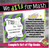 Flip for Math:  The COMPLETE Set of Math Flip Books Bundle