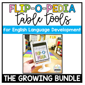 Preview of ESL / ELD English Language Support Table Tools Flipbook