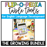 ESL / ELD English Language Support Table Tools Flipbook