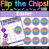 Flip the Chips Easter Addition Math Game Center Activity