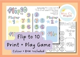 Flip to Ten - Print & Play Game - NO PREP