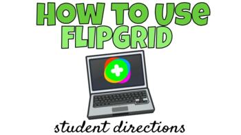 Preview of FlipGrid Student Directions - FREE