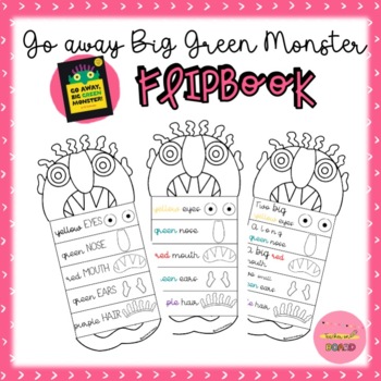 Flipbook Go Away Big Green Monster By Teacher On Board Tpt