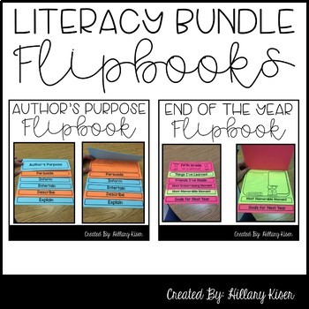 Preview of Literacy Bundle Flipbooks