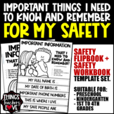 Safety Flipbook & Workbook - Important Info, Address, Phon