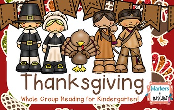 Preview of Flipchart: Thanksgiving Whole Group for Kindergarten