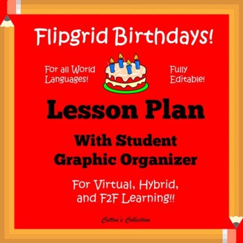Preview of Flipgrid Birthday Activity- Speaking and Listening Comprehension!