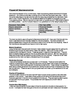 Preview of Flipped Macroeconomics Classroom