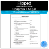Flipped by Wendelin Van Draanen Chapters 1-5 Quiz/Workshee