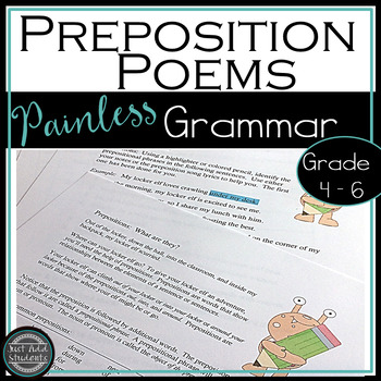 Preview of Preposition Phrase Poems {Grammar & Creative Writing}