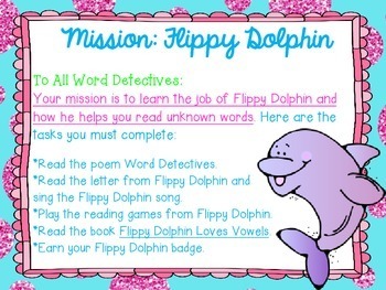 flippy dolphin reading strategy