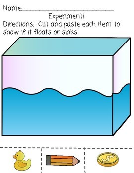 Float or Sink Density Activities for Primary Learners | TpT
